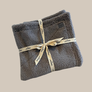 Blødt hundetæppe i teddy fleece - (grå) - S / Grå